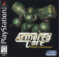 Armored Core Project Phantasma Playstation US box art